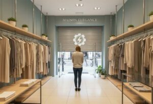Rideau ou grille métallique pour commerce et solution de débrayage FERMCO